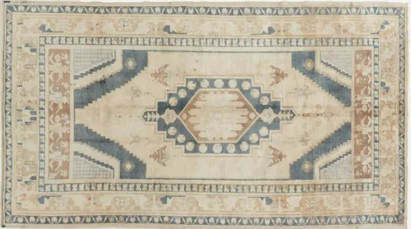 Turkish Oushak Rug 4'3 X 7'6