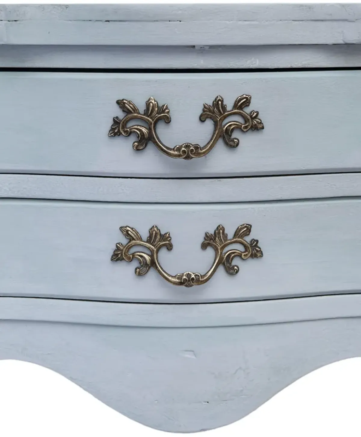 French Provincial Aqua Nightstands