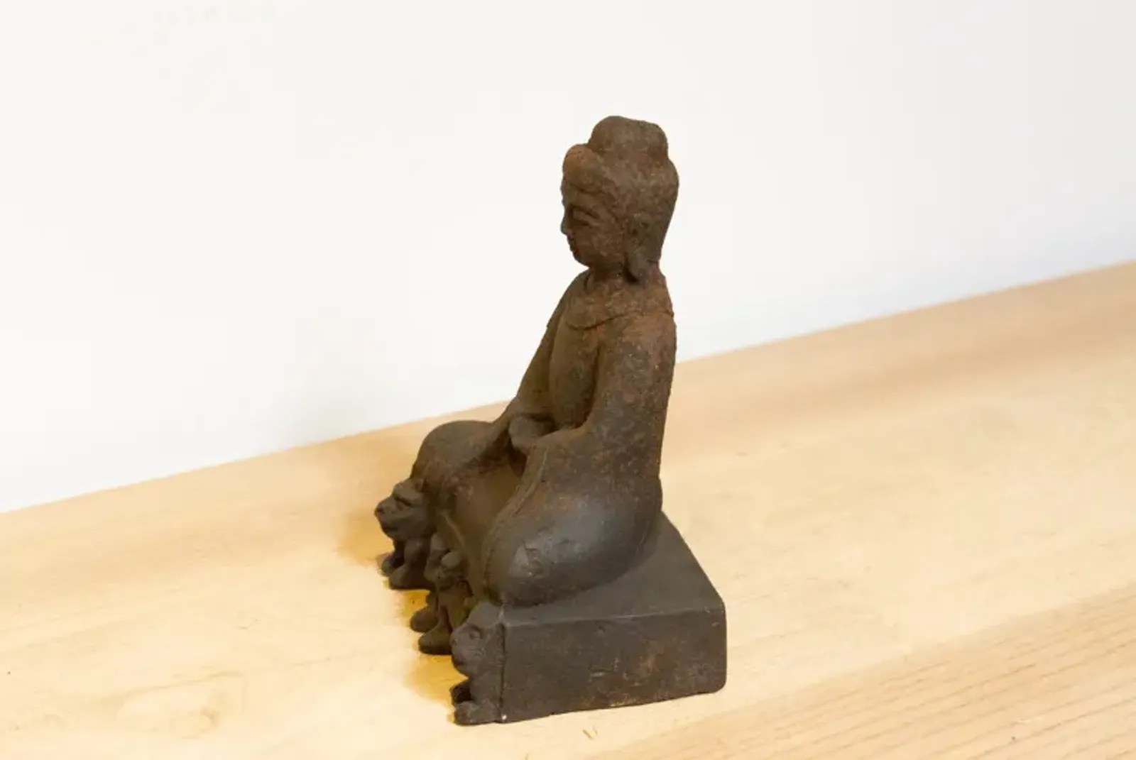 Antique Rusted Metal Buddha