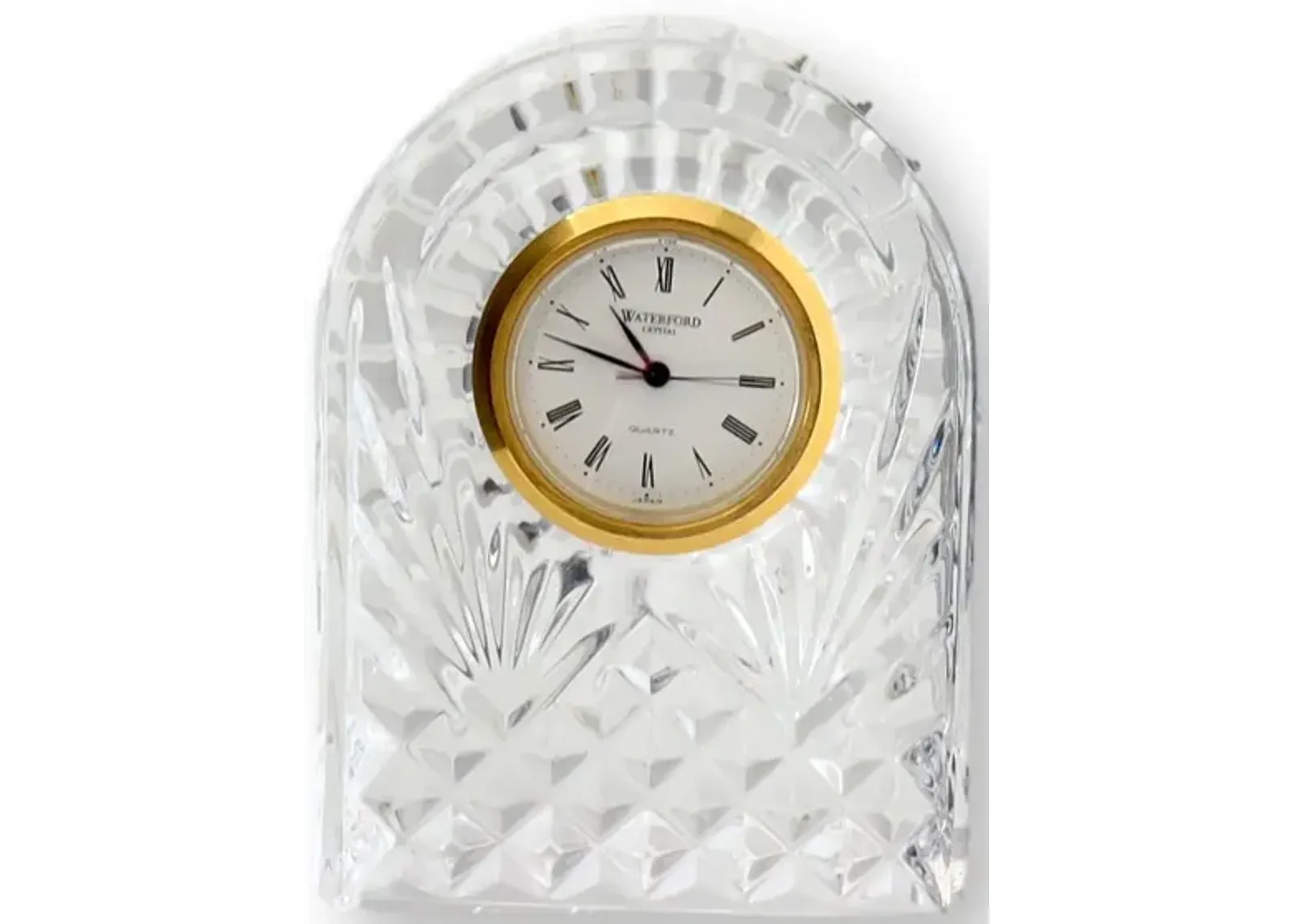 Vintage Waterford Crystal Clock - Clear