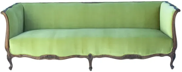 Green Velvet Sofa