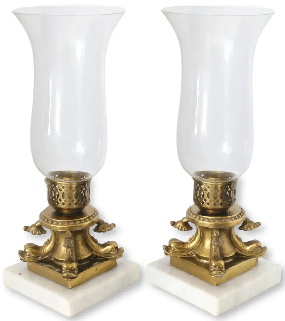 MIdcentury Hollywood Glam Candleholders