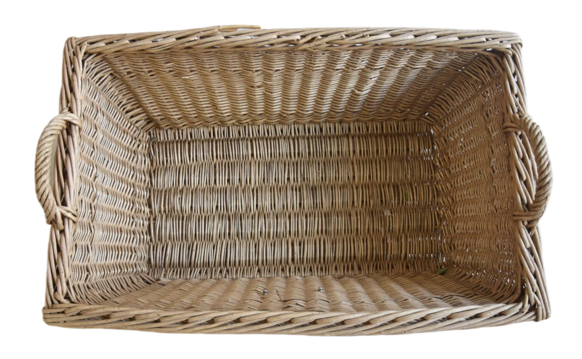 French Wicker Market Basket Number Plate