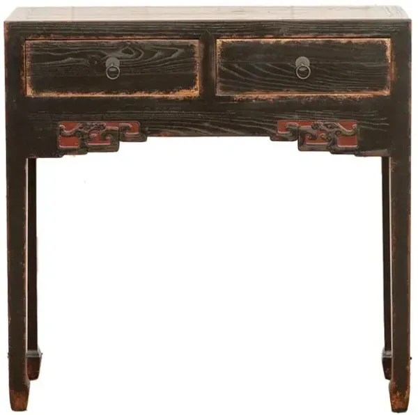 Painted Black Asian Gansu Table