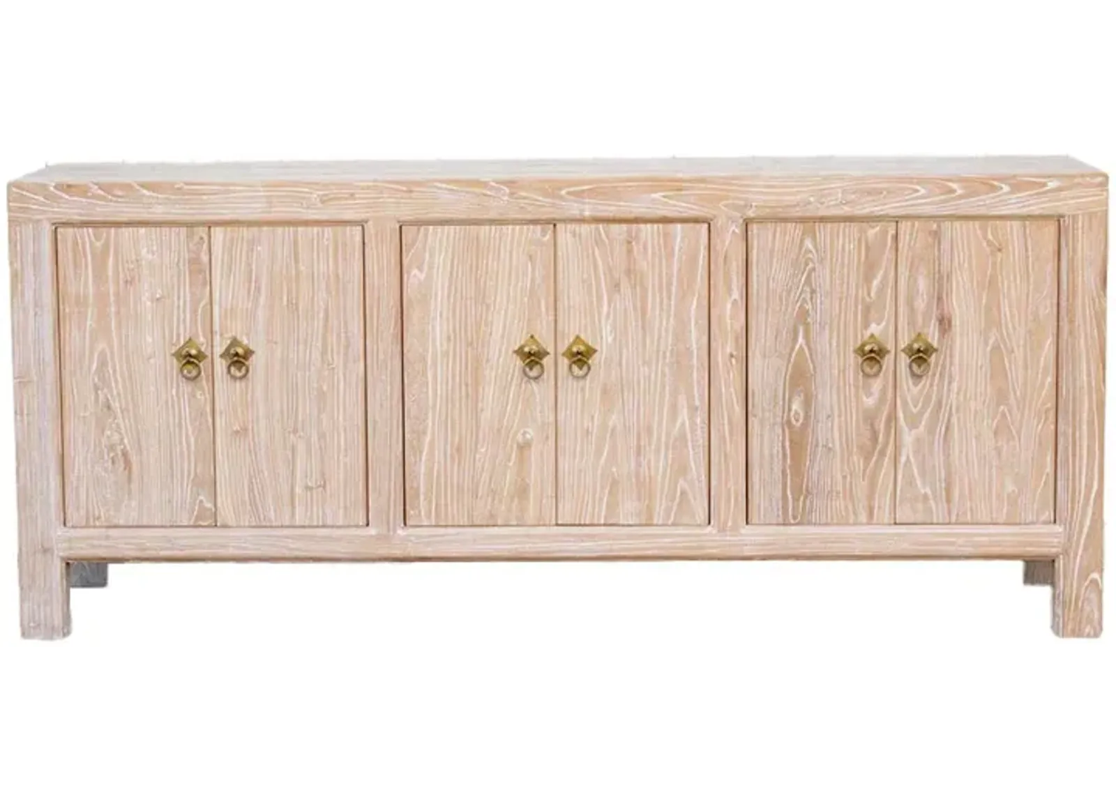 Reclaimed Elm Whitewash Sideboard