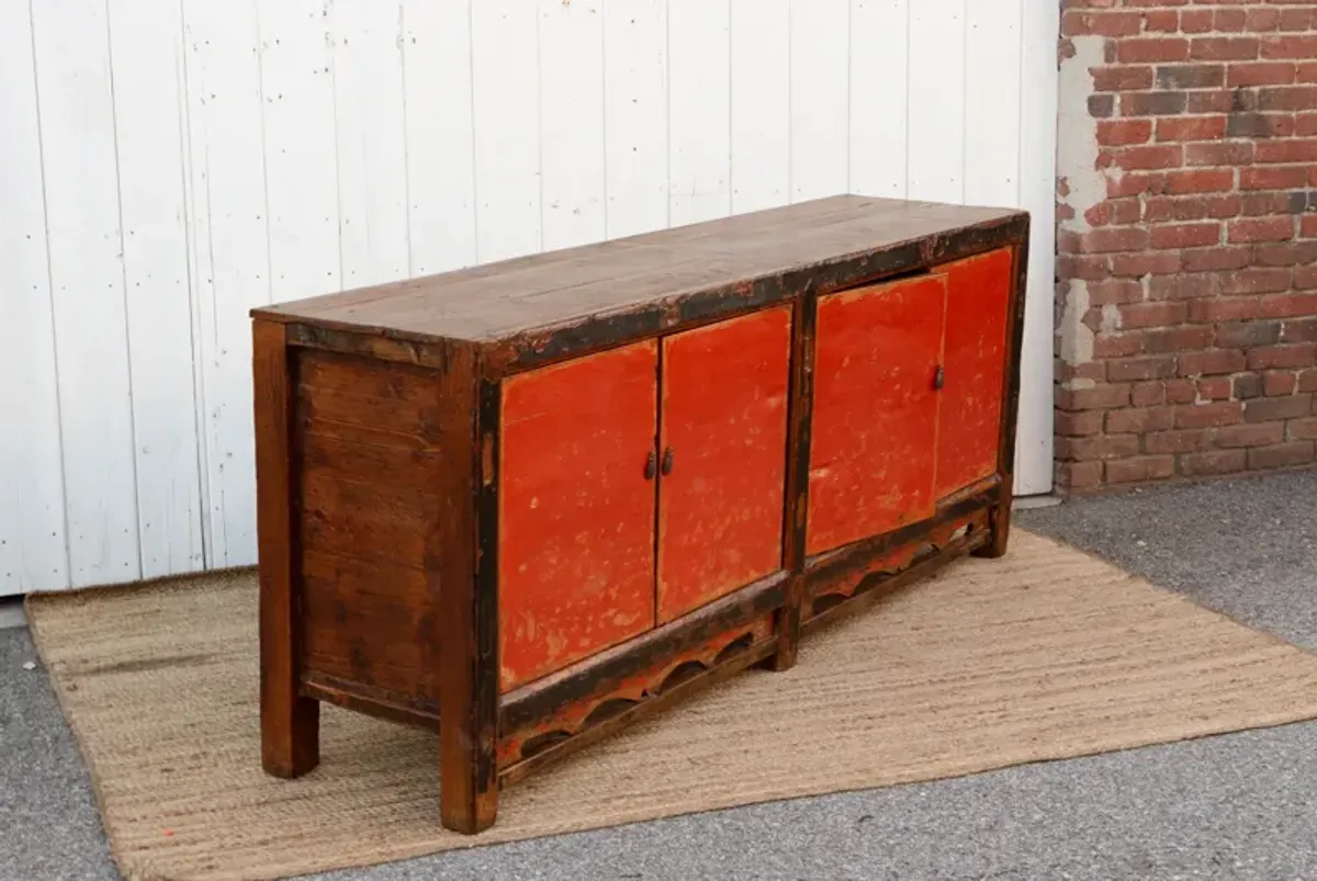 Antique Cheng' Se Painted Sideboard