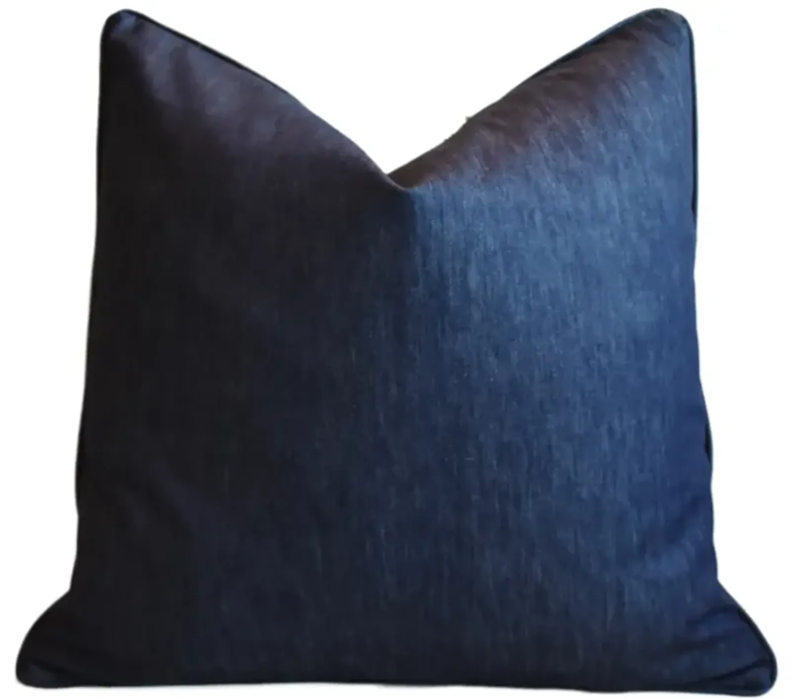 Blue Denim Cotton Fabric Pillow