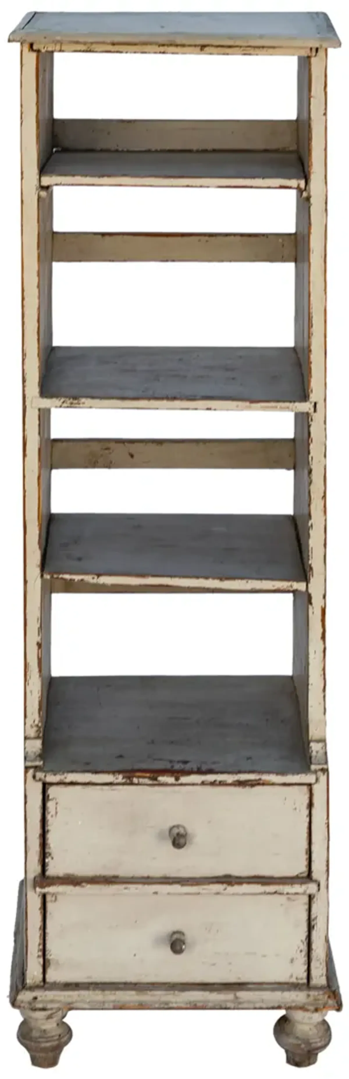 Standing Shelves w/2 Drawers - Fleur de Lex Antiques