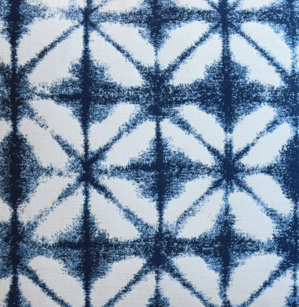 Contemporary Blue & White Pillow