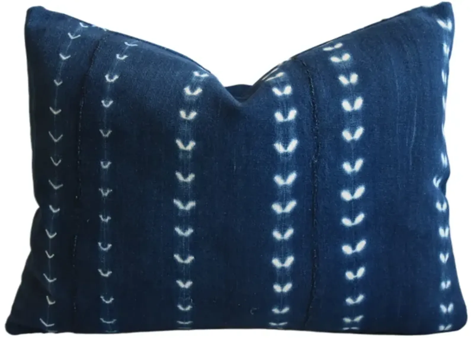 Blue & White African Cotton Pillow