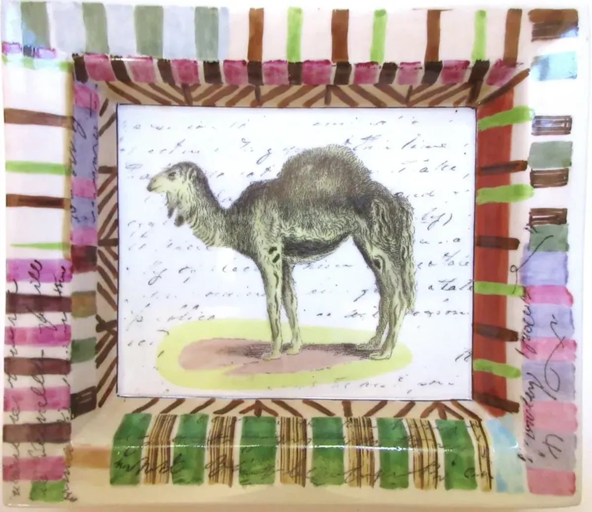 Porcelain Camel Tray