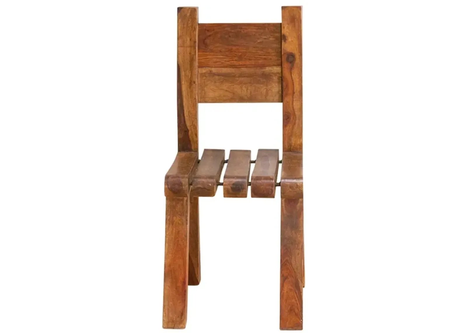 Rustic Tropical Teak Side Chair