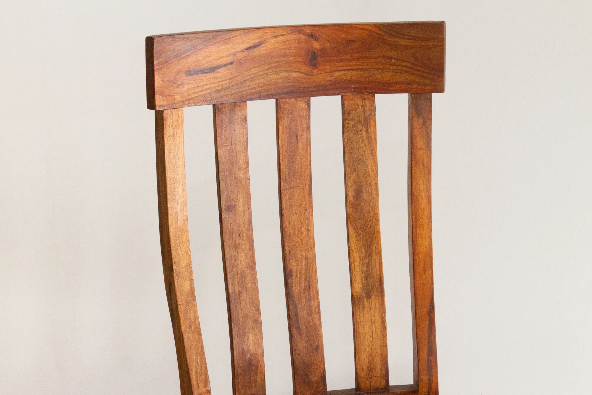 Vintage Light Walnut Finish Chair