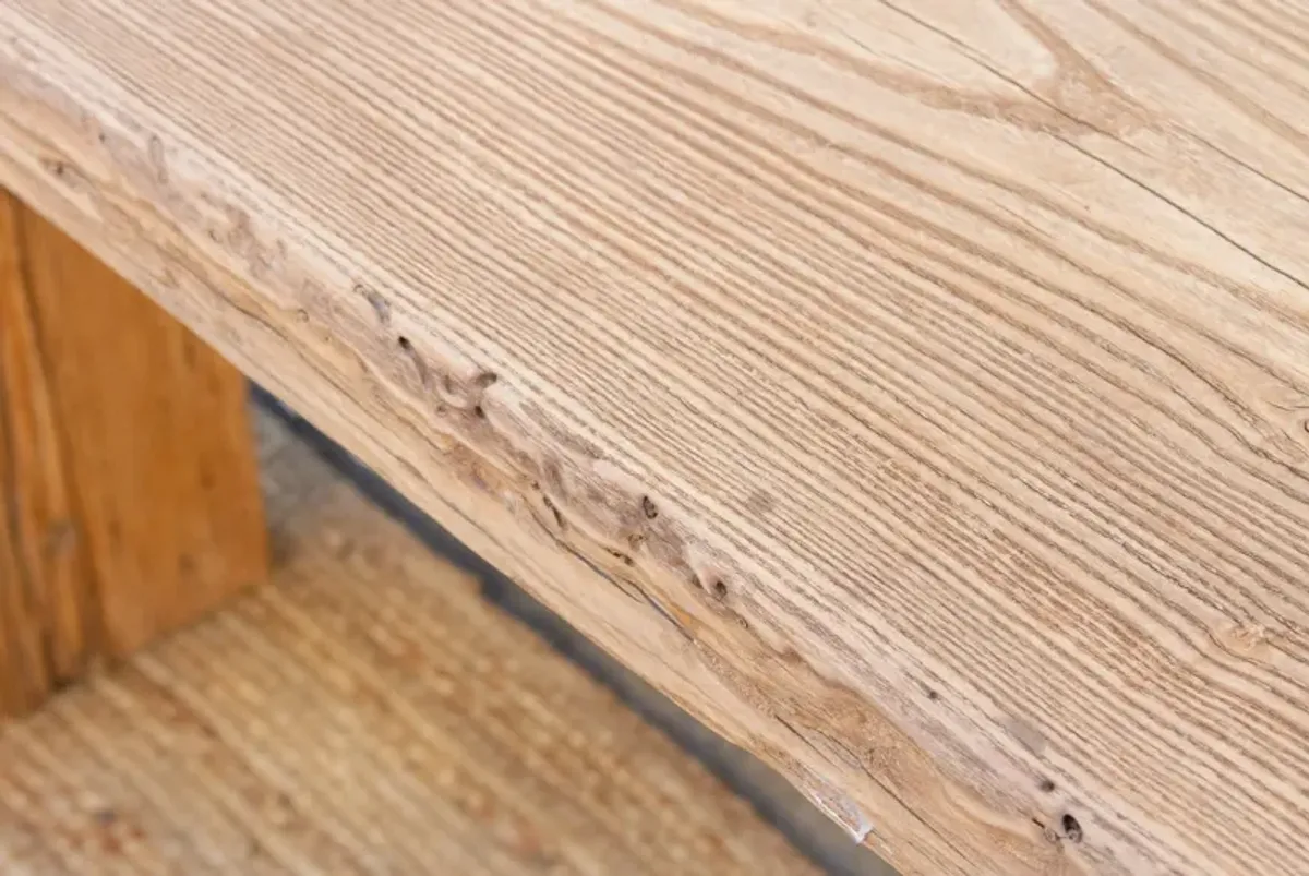 Reclaimed Elm Console Table