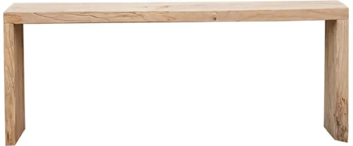 Exquisite Reclaimed Waterfall Console