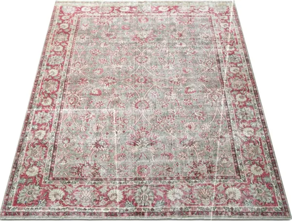 1960s Turkish Oushak Rug -6'5" x9'11"