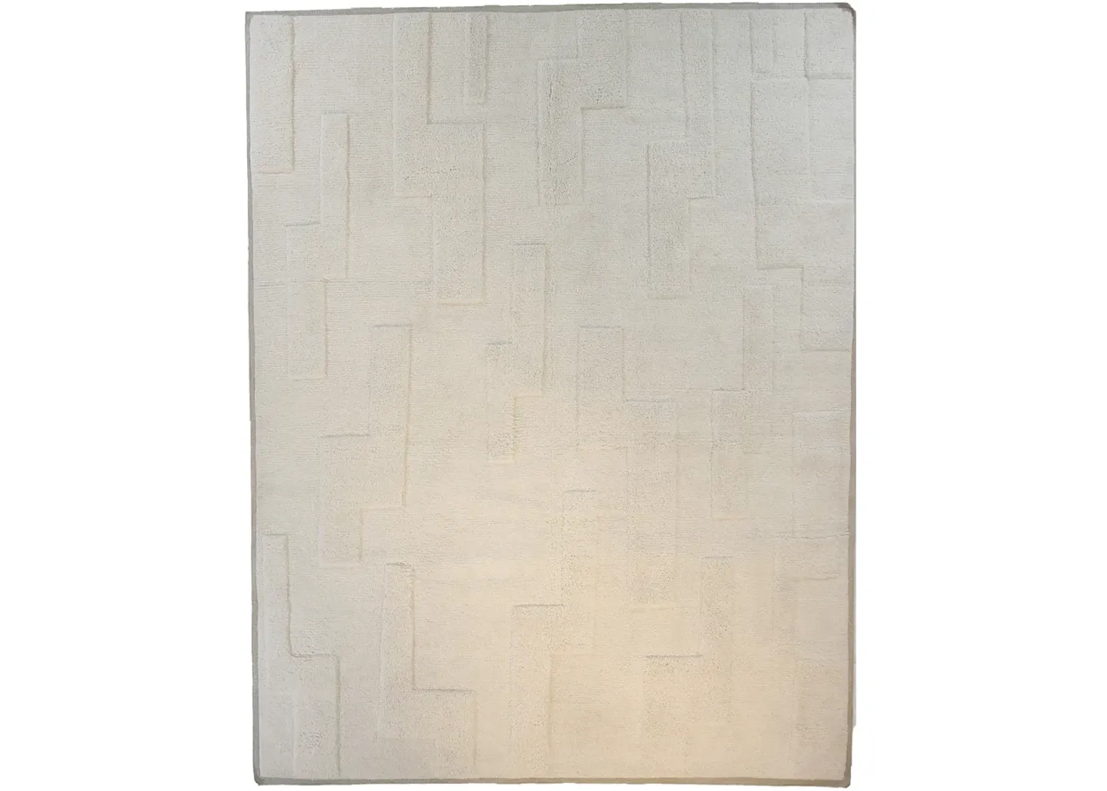 9" x 12" Organic Luxe,Ivory - White