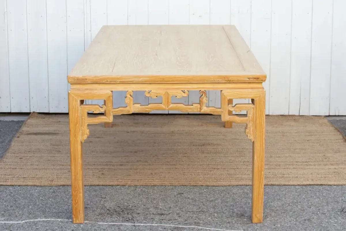 Reclaimed Elm Qing Style Dining Table