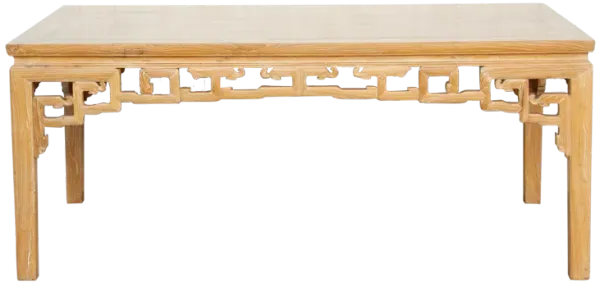 Reclaimed Elm Qing Style Dining Table - de-cor