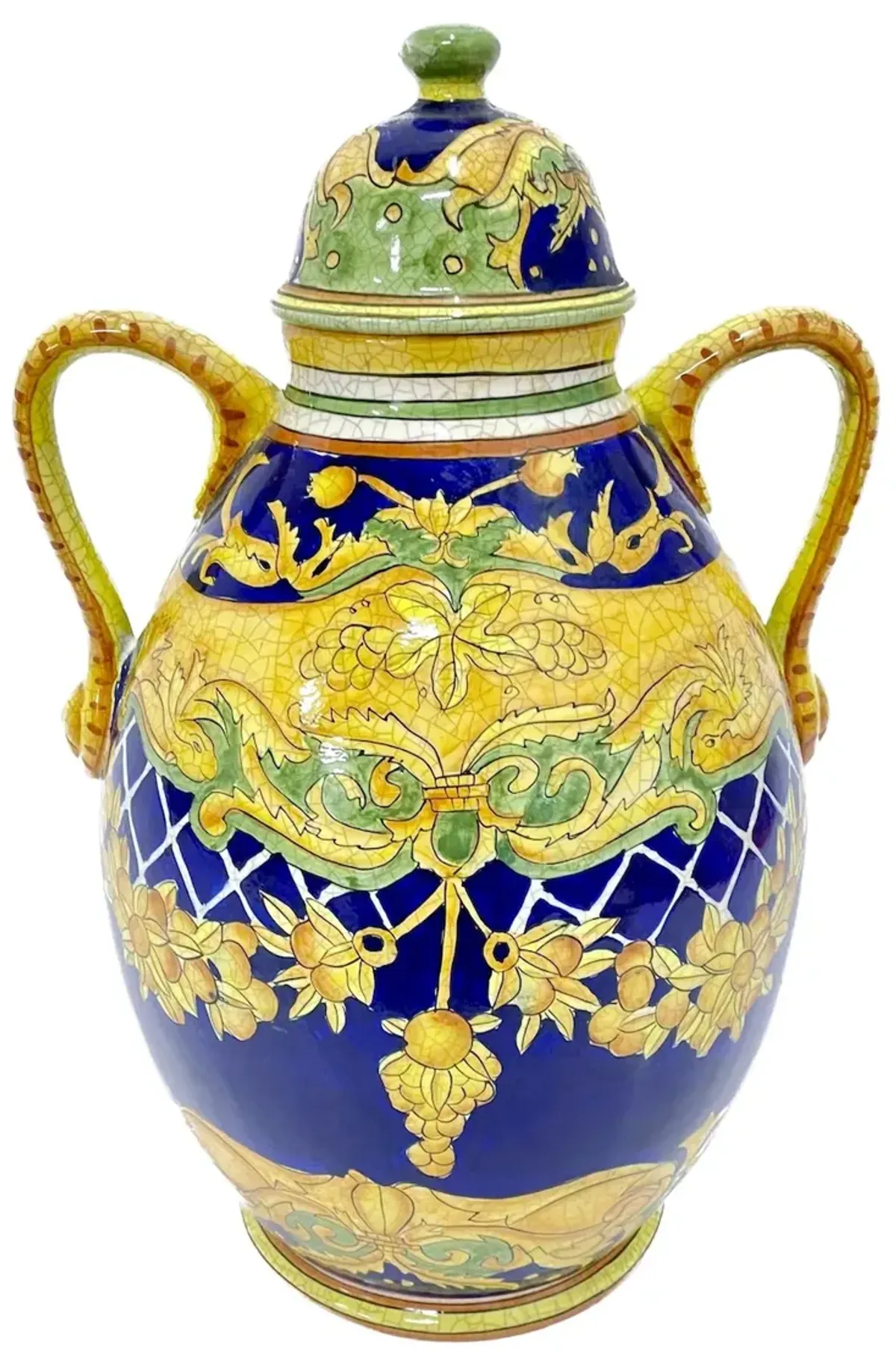 Daruta Style Lemon & Acanthus Canister