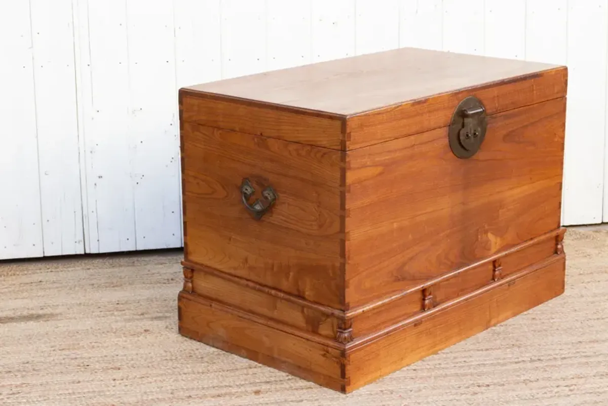 Antique Traditional Camphor Wood Chest