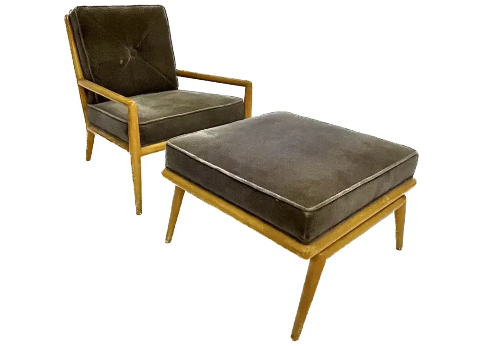 Robsjohn Gibbings Lounge Chair & Ottoman