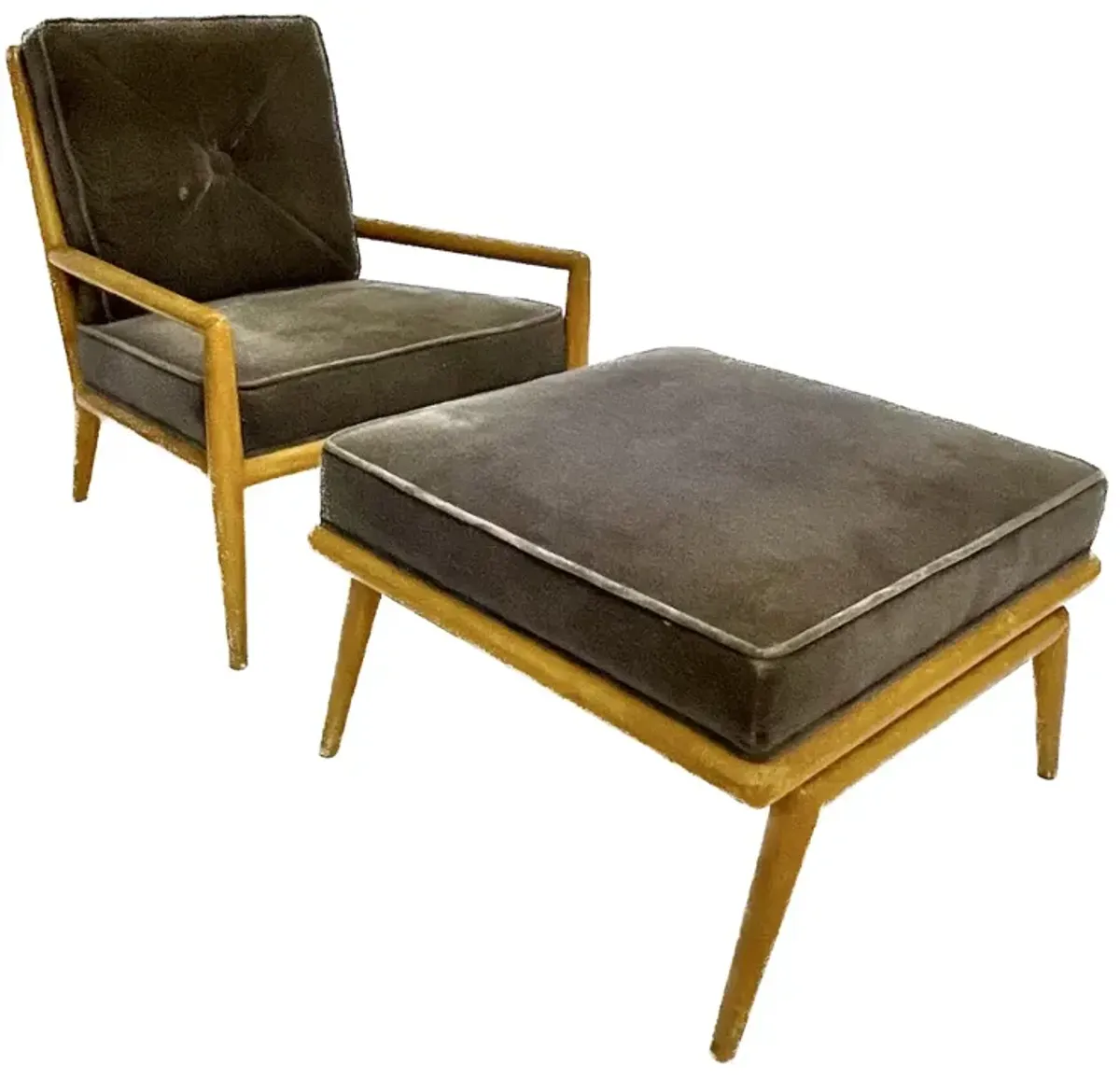 Robsjohn Gibbings Lounge Chair & Ottoman