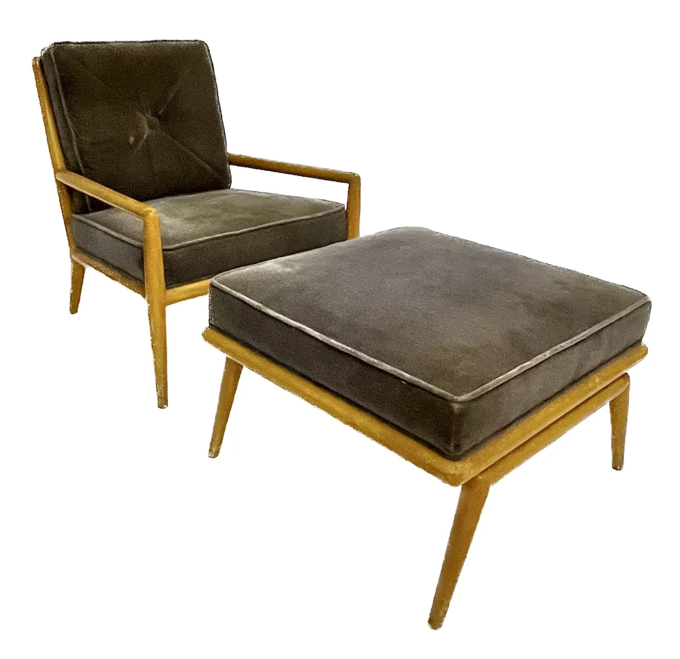 Robsjohn Gibbings Lounge Chair & Ottoman