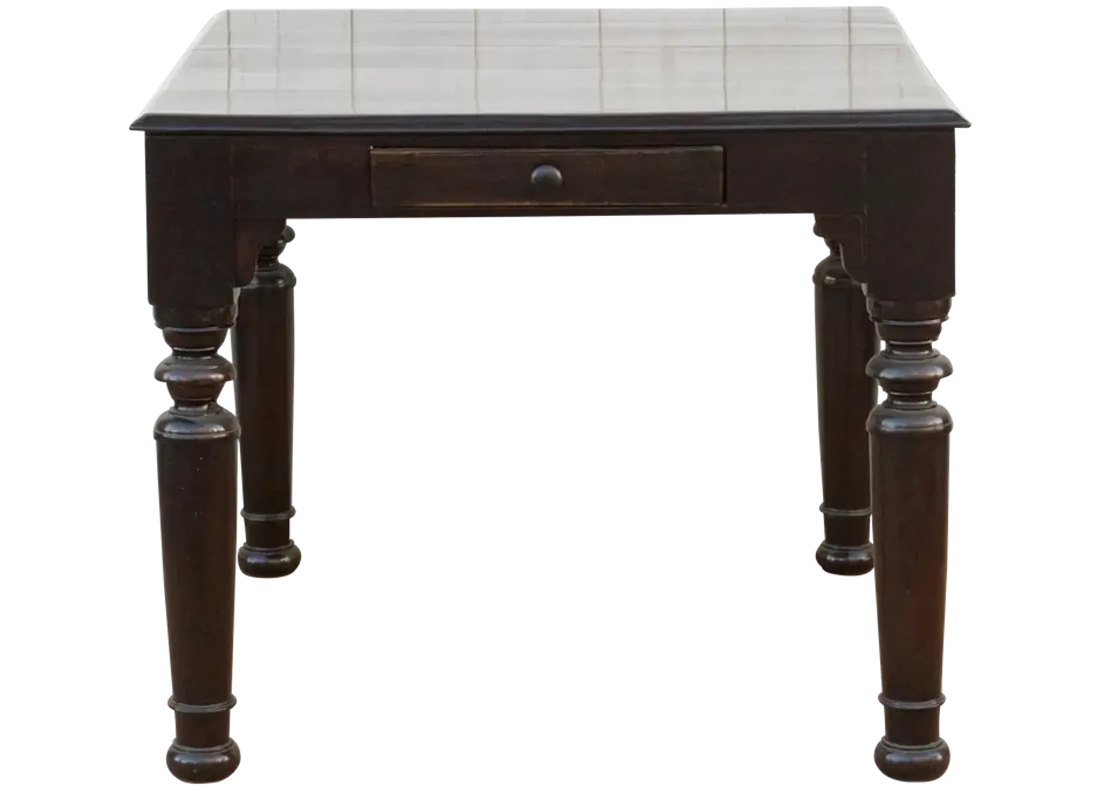 Vintage Ebonzied British Colonial Table