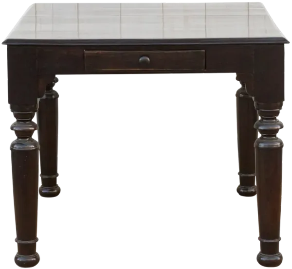 Vintage Ebonzied British Colonial Table