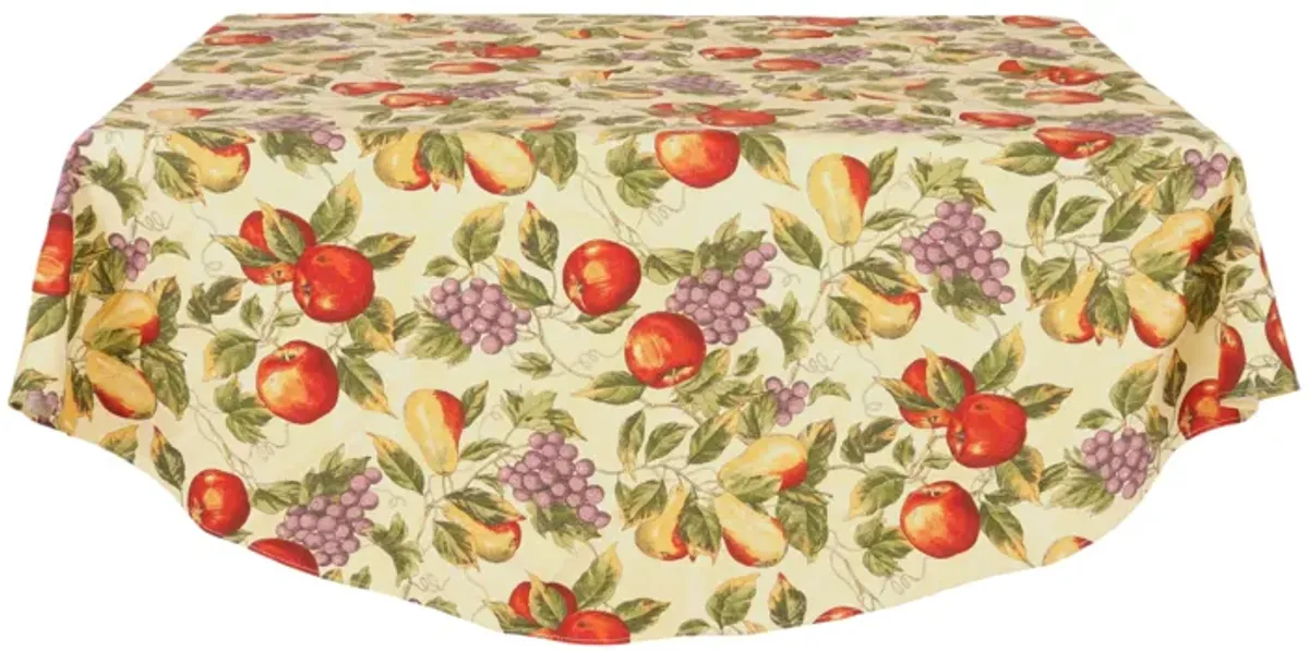 Fruit & Vine Tablecloth w/6 Napkins