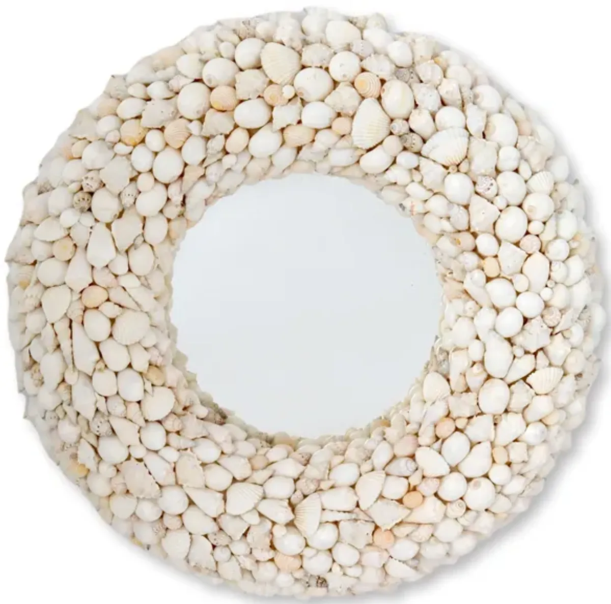 Seashell Encrusted Wall Mirror