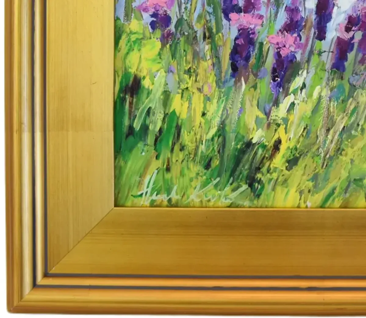 Field French Lavender Flowers Painting