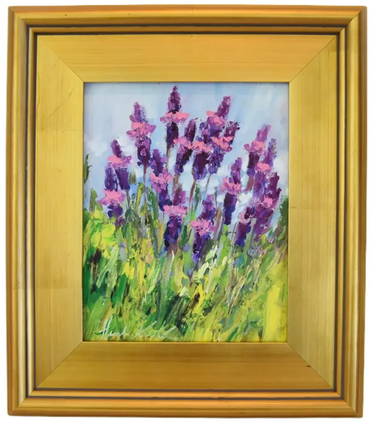 Field French Lavender Flowers Painting