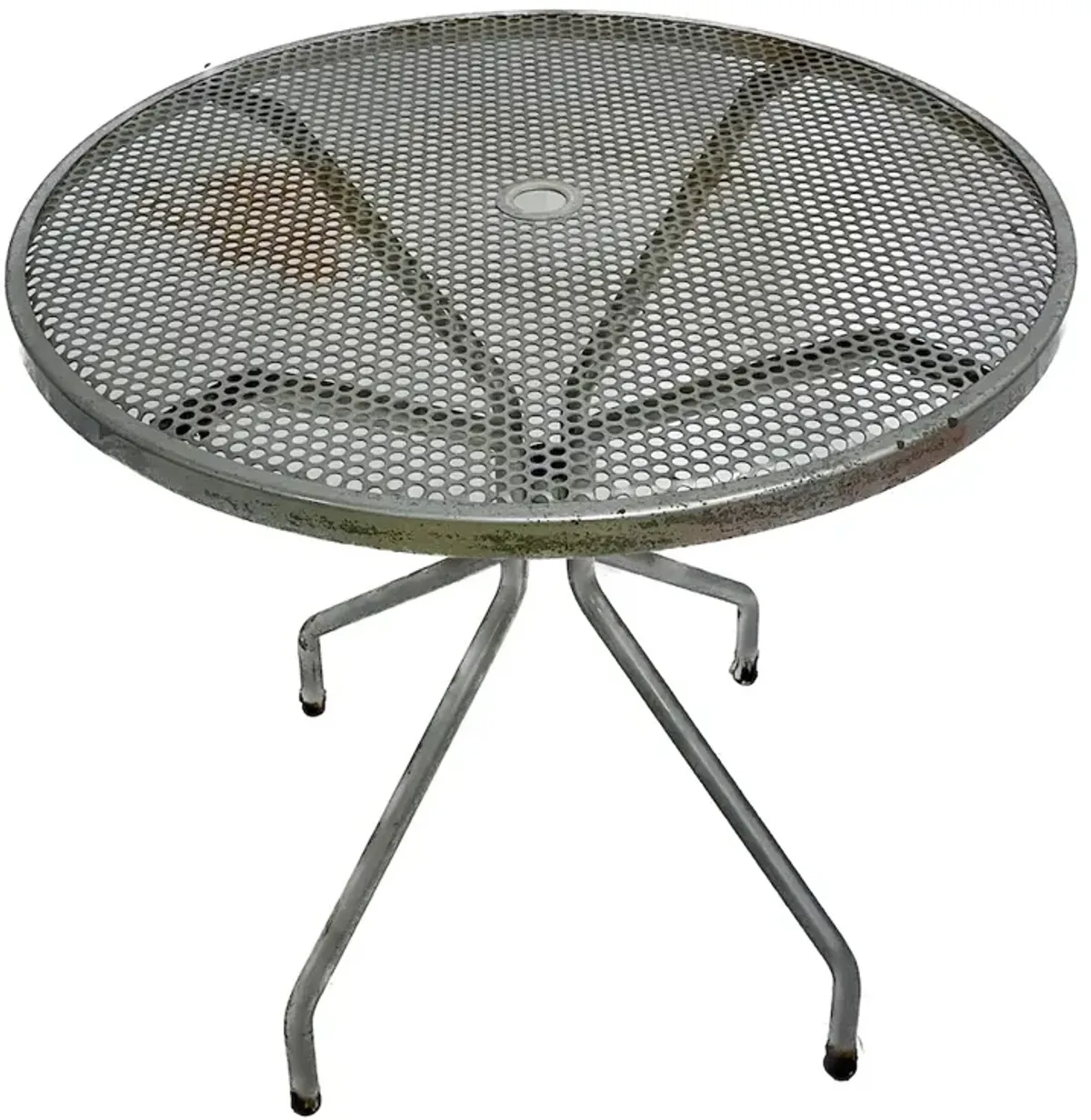 Perforated Steel Outdoor Umbrella Table