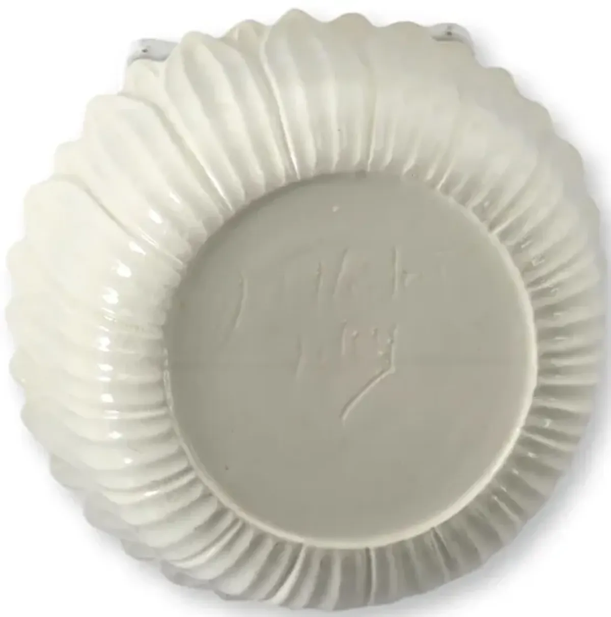 Filey Creamware Sunflower Pickle Basket