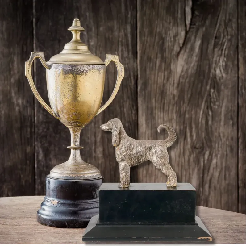 Antique English Setter Dog Show Trophy