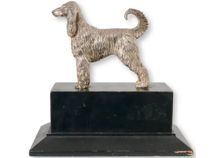 Antique English Setter Dog Show Trophy