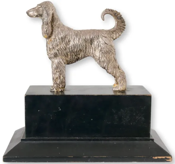 Antique English Setter Dog Show Trophy