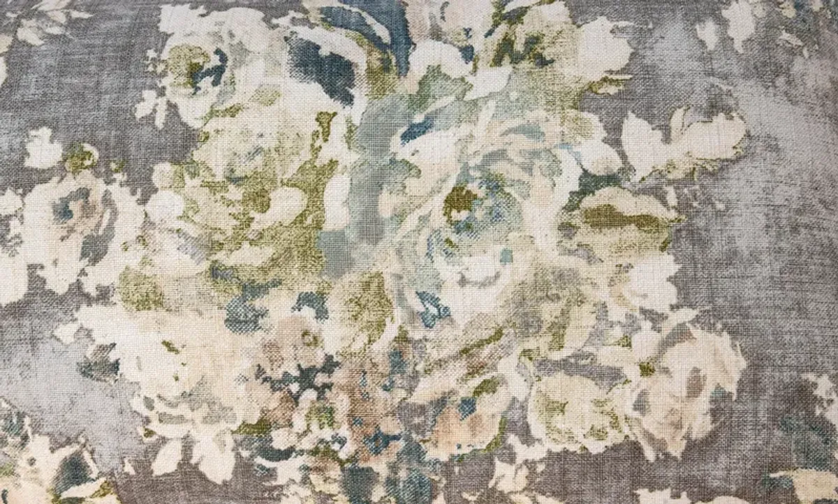 Heavy Linen Pillow/ Watercolor Design - Fleur de Lex Antiques