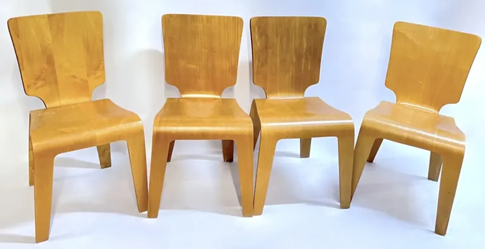 Thaden Jordan Molded Plywood Chairs - Set of 4