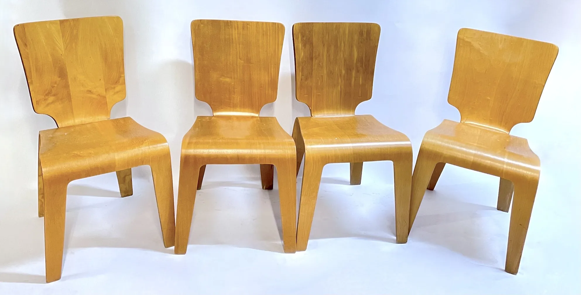 Thaden Jordan Molded Plywood Chairs - Set of 4