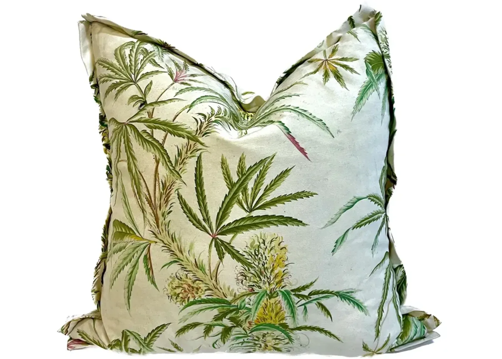 Outdoor Floral & Leaf Pillow