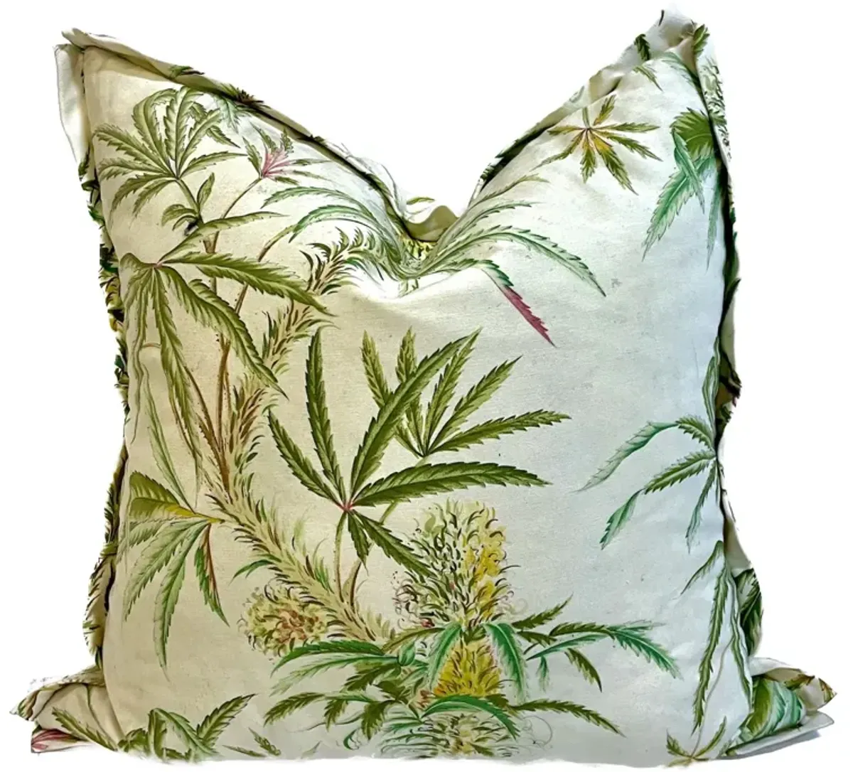 Outdoor Floral & Leaf Pillow