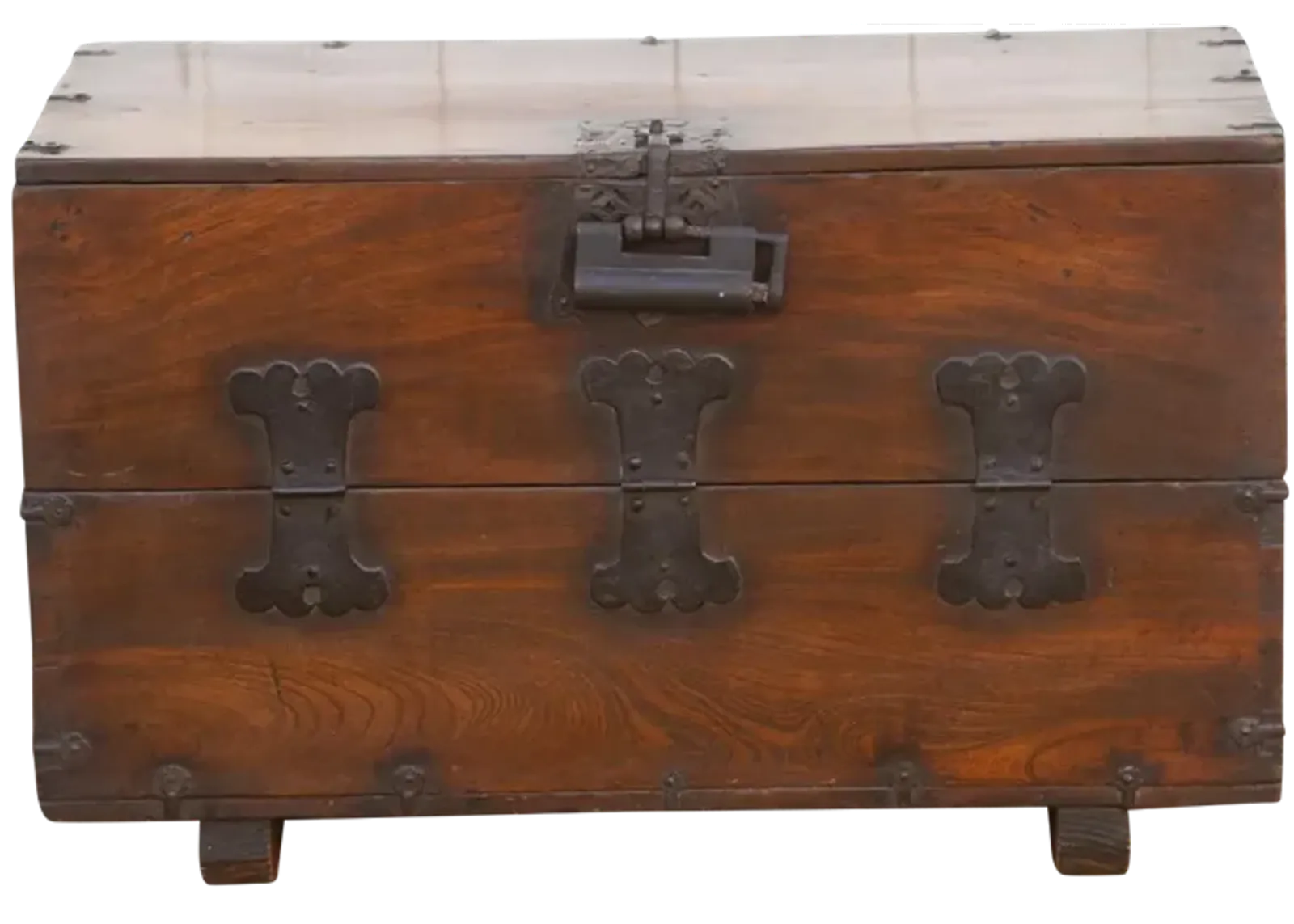 Antique Elm Korean Bandaji Chest