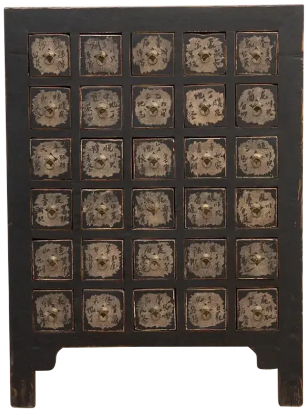 Chinese Apothecary 30-Drawer Dresser