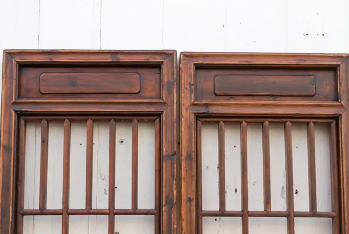 Set of 4,19th C. Farmhouse Screen Panels - Handcrafted