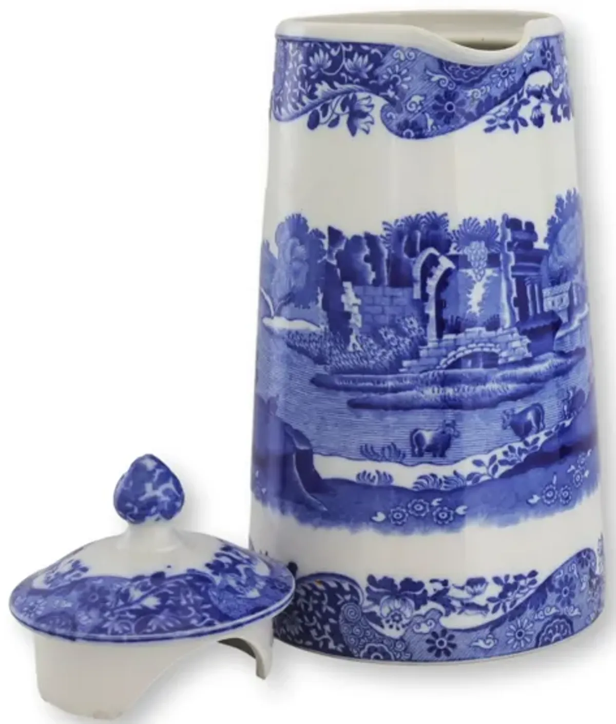 Copeland Spode's Italian Chocolate Pot - Blue