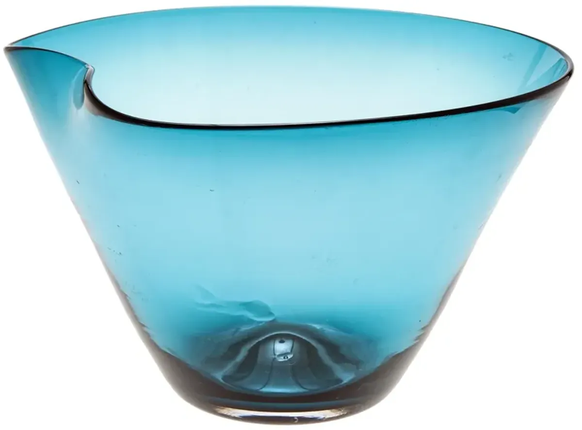 Aqua Glass Bowl