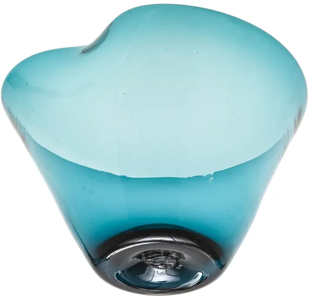 Aqua Glass Bowl